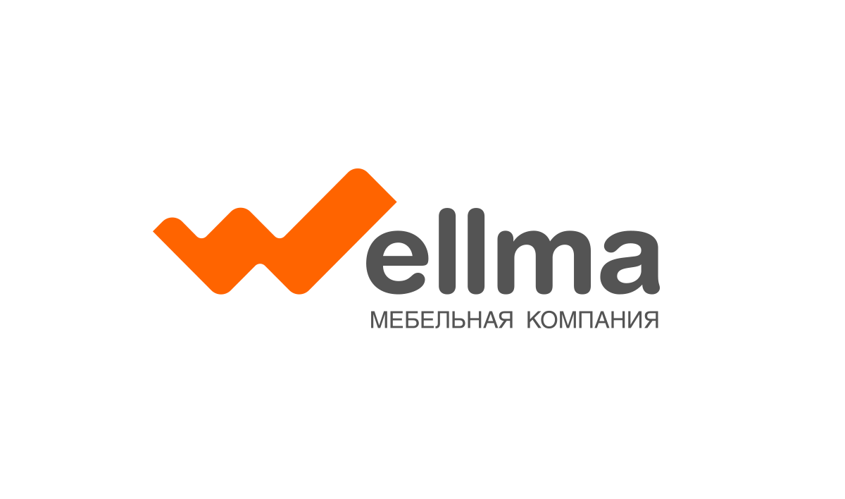 Разработка логотипа и фирменного стиля мебельной компании «Wellma»