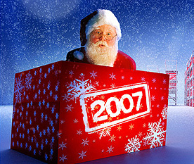 Дизайн новогодней открытки «ARCO Systems 2007»