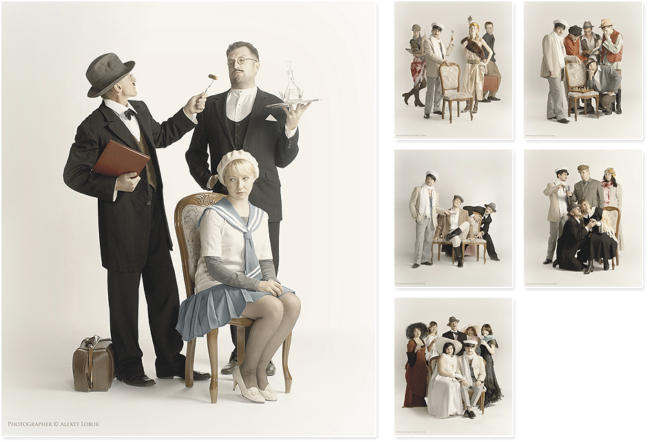 Фотосъемка серии иллюстраций календаря «Сибмедиа – 12 стульев»
