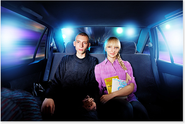 Фотосъемка серии рекламных иллюстраций такси «Город»