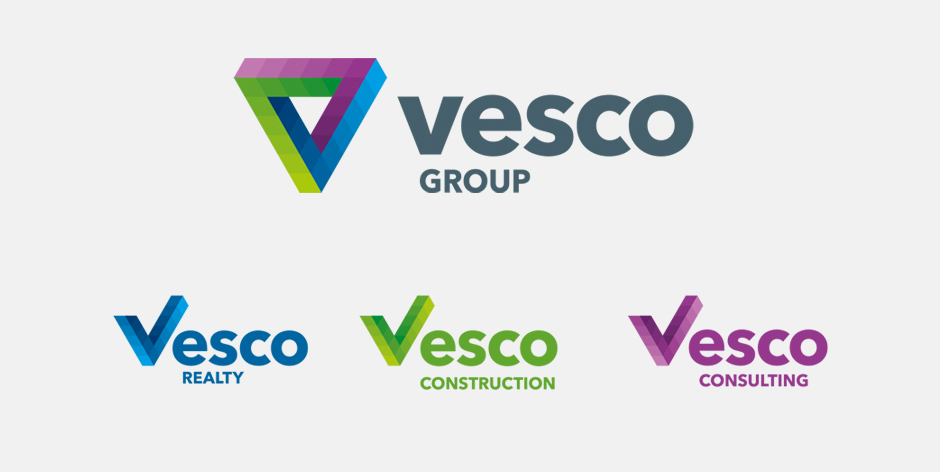 Разработка фирменного стиля для группы компаний «Vesco»