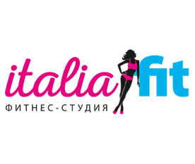 Создание логотипа фитнес студии «Italia-FIT»